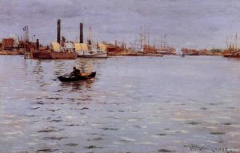 威廉 梅裡特 查斯 The East River 威廉 梅裡特 查斯 The East River